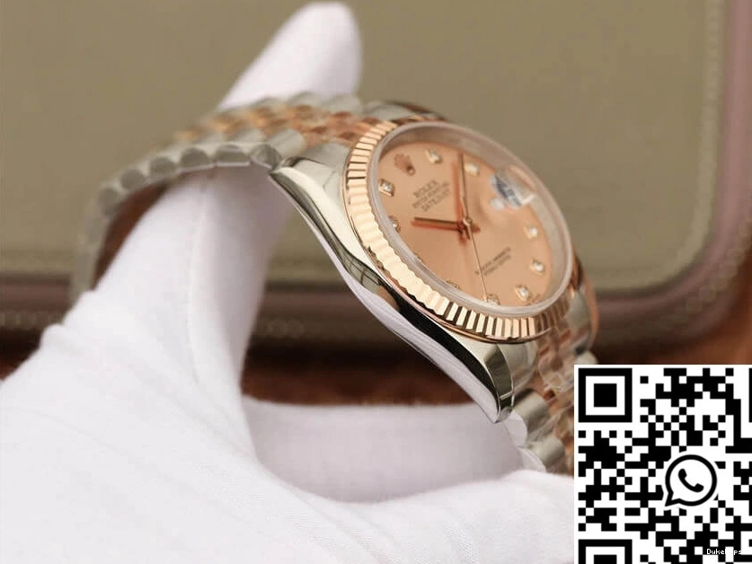 Pink Dial Factory 116231 Rolex Diamond-set Datejust 36MM GM 0509